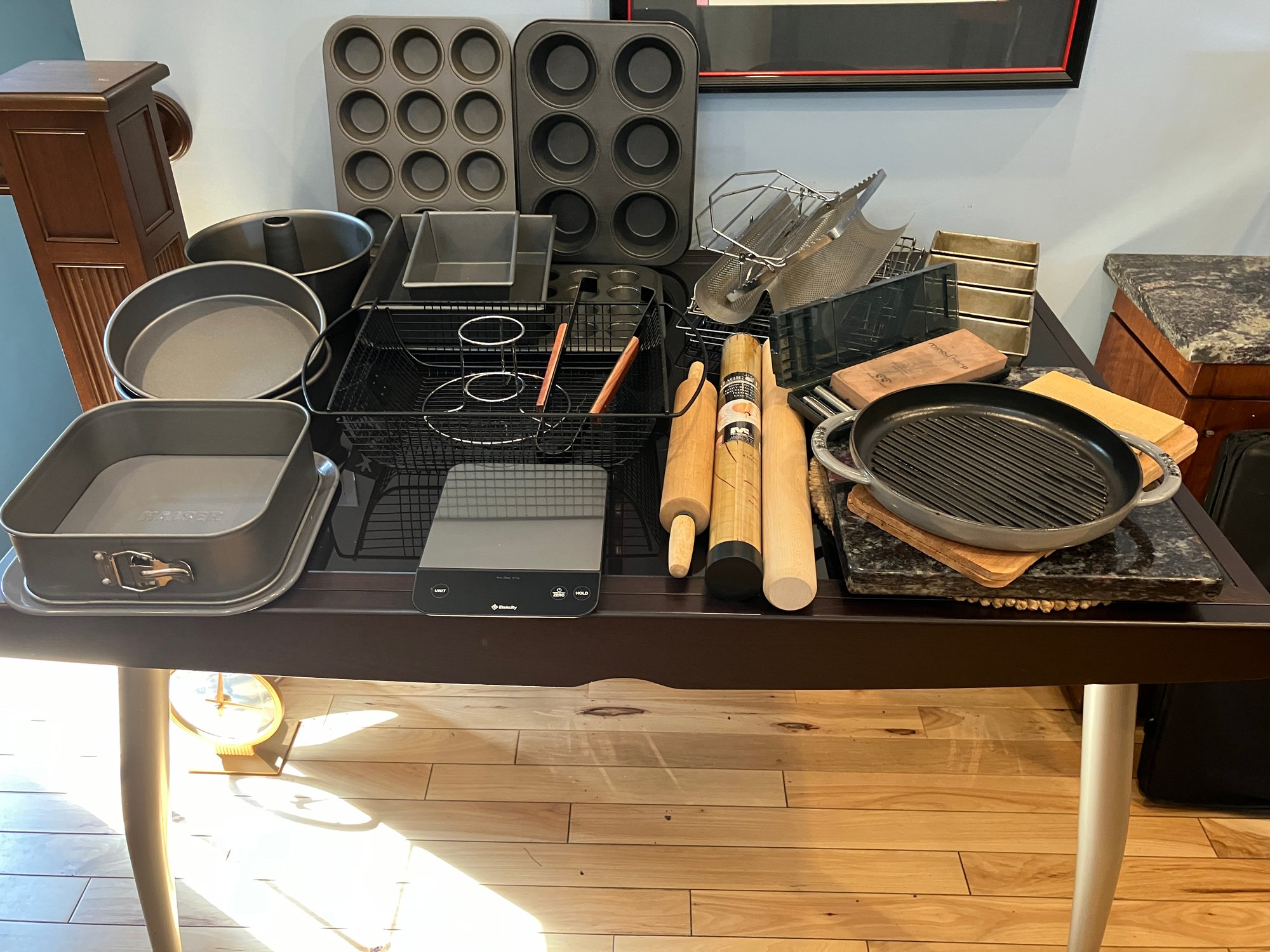 HUGE Lot Of Assorted Kitchenwares Including Kaiser, Staub Made In ...
