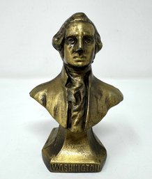 Vintage Cast Bust Of George Washington