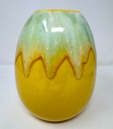 1946 Royal Haeger Yellow Drip Glaze Vase