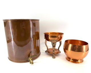 Collection Of Vintage Copper