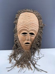 Hand-carved Wooden African Tribal Mask