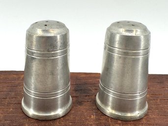 Preisner Pewter Salt And Pepper Shakers