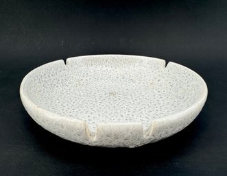 Vintage Speckled White/grey Ceramic Ashtray