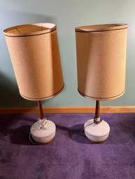 A Pair Of Mid Century Modern Lamps