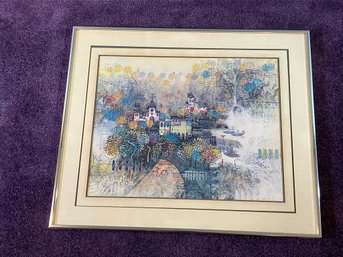 Medium Sized Framed Piece Of Art