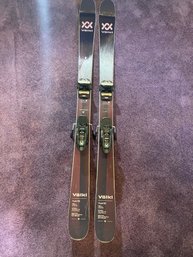 Volkl Women's Yumi 80 Skis 154cm Long, With Installed Marker Bindings, Near-mint Condition