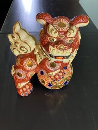 Ceramic Dragon Sculpture