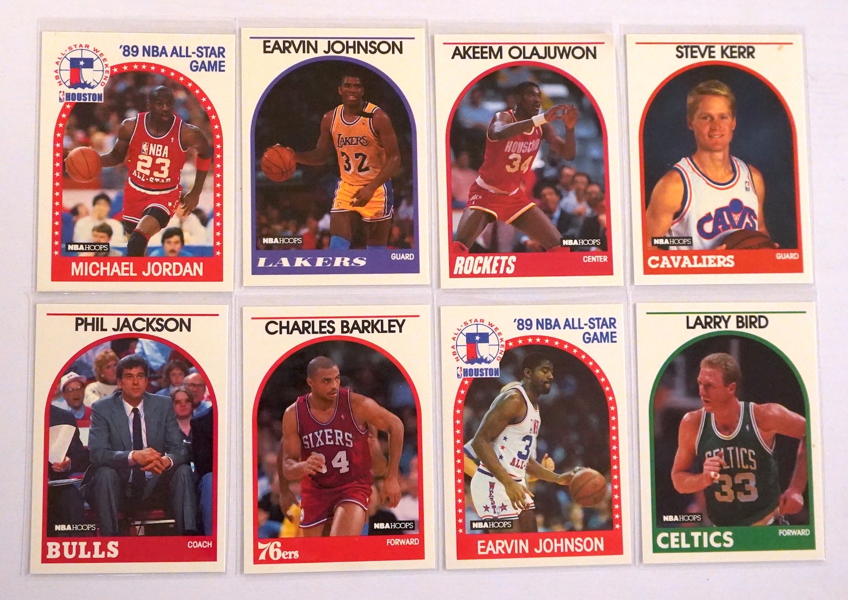 1989 NBA Hoops Cards Michael Jordan, Charles Barkley