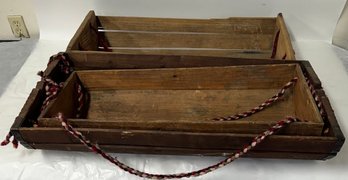 8. Three(3) Early Primitive Infant Carrying Cradles