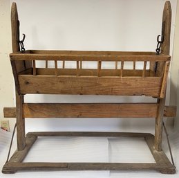 19. Early Primitive Pine Cradle