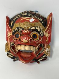 85. Polychromed Wood Carved Mask