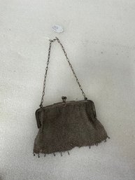 89. Antique Silver Mesh Purse