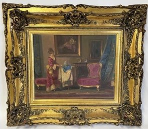 93. American Oil. Victorian Interior