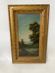 95. 19th C. European Oil. Landscape Sgd.