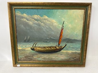 96. Cho Young Oil On Canvas. Sgd.