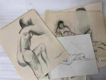 3. P.W. Charapko Lot Of Sketches(6) Sgd.