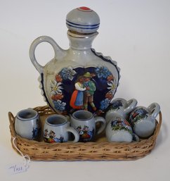 33. West German Decanter Set
