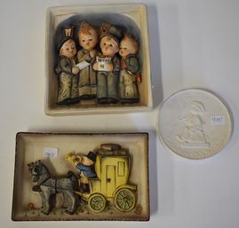 37. Three Hummel Plaques