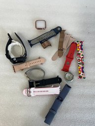 30. Dealer's Lot Of Wristwatches Bands & 2 Watches