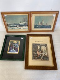 35. Antique Lithograph And Prints (4)