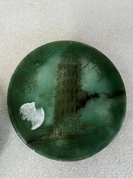 10. Souvenir Of Pisa Marble Jadeite Box