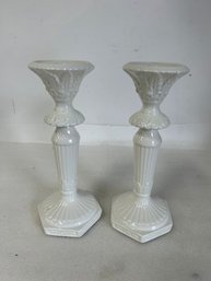 12. Pr. Home Interiors Candlesticks