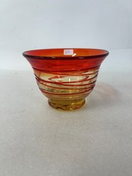 20. MCM Blown Glass Art Glass Bowl