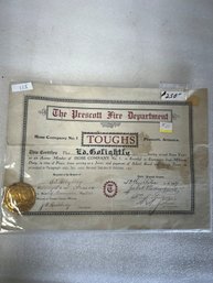 35. Ed Golightly Member Certificate1907 Certificate