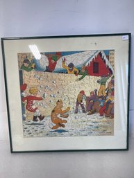 45. Framed Puzzle Harold Gray