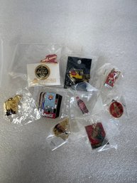 54. Collectors Lot Coca Cola Pin Backs (10)