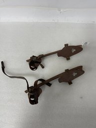 64. Antique Iron Ice Skates