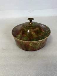 11. Marbleized Covered Bowl