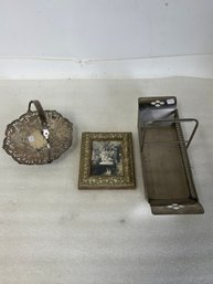 19. Dealer's Lot Of Antique Silver-plate (3)