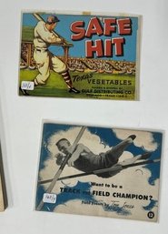 14. Vintage Booklet And Safe Hit Label.