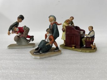 20. Norman Rockwell Gorham Figures (3)