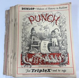 42. Vintage PUNCH Magazines Lot (16)