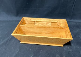 30. Rustic Wooden Oak Tool Garden Tote