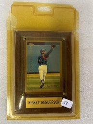 24. Rickey Henderson Plaque
