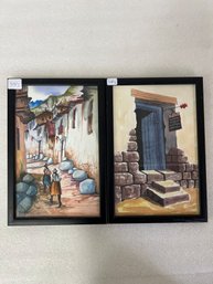 16. Murant. Pr. Of Watercolors, One Sgd.(2)