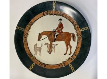 25. Good Quality Enameled & Gilt Horse Charger