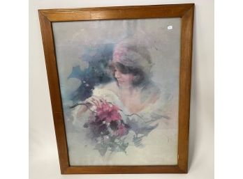 14. Murray. Good Quality Pastel Art Nouveau Woman