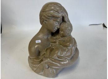 42. Marotta, Wm. Pottery Sculpture. Woman & Child Sgd.