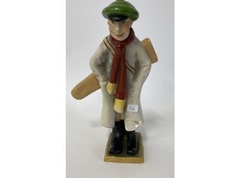 38. Austrian Porcelain Golfing Figure