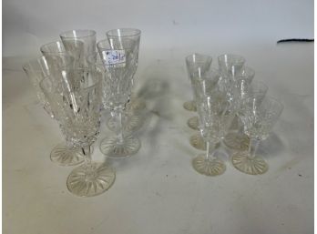 43. Vintage Waterford Cut Glass Stemware (15)