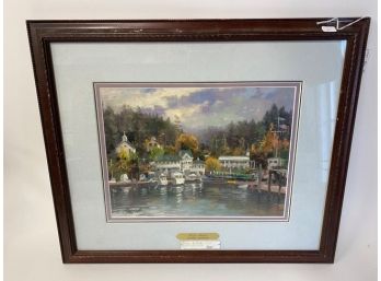 8. Thomas Kinkade. Roche Harbor Ltd. Ed. Litho