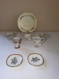 Gold And White Porcelain