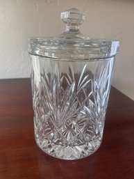 Crystal Biscuit Jar