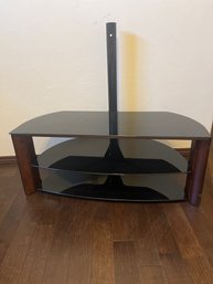 Black Glass Tv Stand