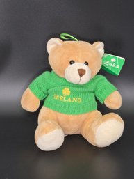 Zaks Ireland Plush Bear With Embroidered Sweater