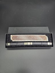 HIGHER POWERED Black Leather Band And Metal Bracelet